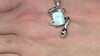 Colgante en plata con Larimar