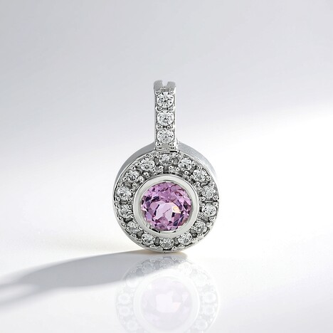Ciondolo in argento con Kunzite