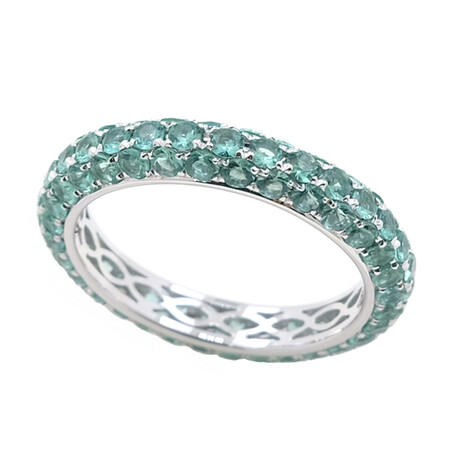 Bague en or et Emeraude de Zambie AAA (de Melo)