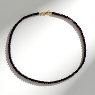 Collar en plata con Granate de Mozambique