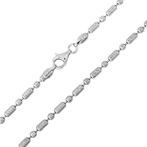 Design-Silberhalskette - 12 g - 45 cm