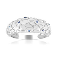 Blauer Saphir-Silberring (SAELOCANA)