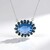 Collana in argento con Fluorite Cangiante
