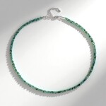 Collana in argento con Indicolite