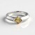 Anello in argento con Zircone Giallo