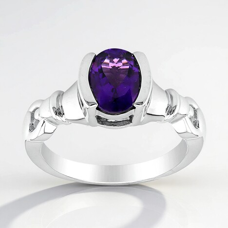 Anello in argento con Ametista (Remy Rotenier)
