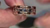 Zilveren ring met I1 Argyle-Rose de France diamanten (Annette)