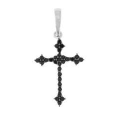 Ciondolo in argento con Spinello Nero
