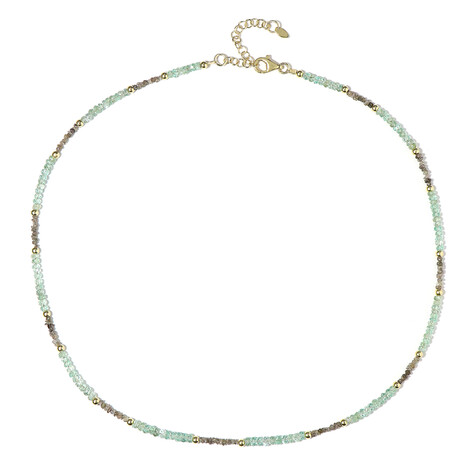 Edelstein-Silberhalskette (Riya)