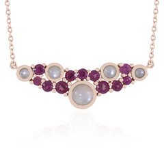 Collana in argento con Pietra di Luna Bianca