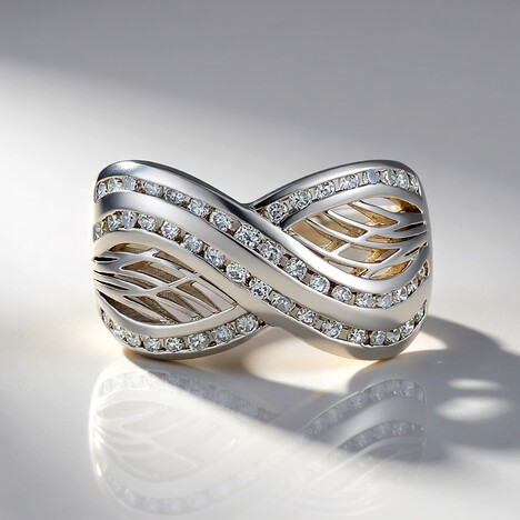 Anello in oro con Diamante I2 (I) (Ornaments by de Melo)