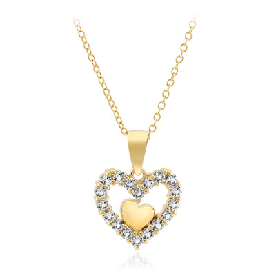 White Topaz Silver Necklace