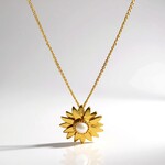Collana in argento con Perla d'Acqua Dolce Bianca (Joias do Paraíso)