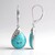Orecchini in argento con Turchese Kingman Mohave Blu (Jones Lee)