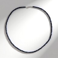 Collar en plata con Zafiro azul