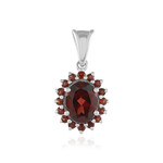 Zilveren hanger met een Mozambique granaat
