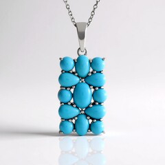 Collana in argento con Turchese Sleeping Beauty (Faszination Türkis)
