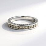 Anillo en plata con Diamante champán I2 (Ornaments by de Melo)