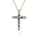 Collier en argent et Tanzanite