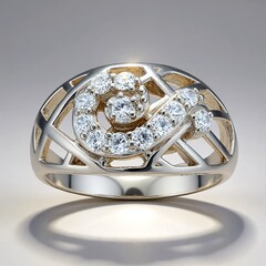 Anello in argento con Zircone