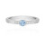 Brasilianischer Aquamarin-Silberring