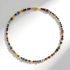 Collana in argento con Acquamarina Brasiliana (Adela Silber)