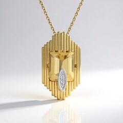 Collana in argento con Citrino