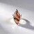 Anello in argento con Agata Lace