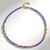 Tanzanite Silver Necklace (Riya)