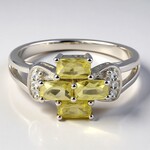 Bague en argent et Apatite Xia