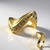 Anello in oro con Diamante Champagne I2 (de Melo Gold)