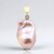 Ciondolo in oro con Perla d'Acqua Dolce Porpora