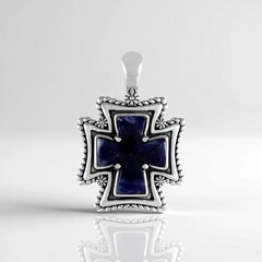 Ciondolo in argento con Sodalite