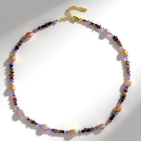 Collana in argento con Perla di Acqua Dolce