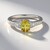 Anello in argento con Apatite Dorata