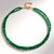 Collana in argento con Smeraldo Brasiliano