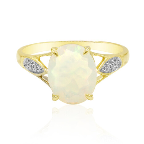 Anillo en oro con Ópalo de Welo (Adela Gold)