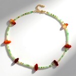 Collana in argento con Corniola (Riya)