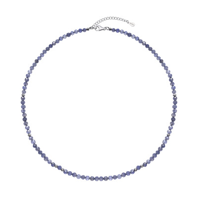 Iolite Silver Necklace