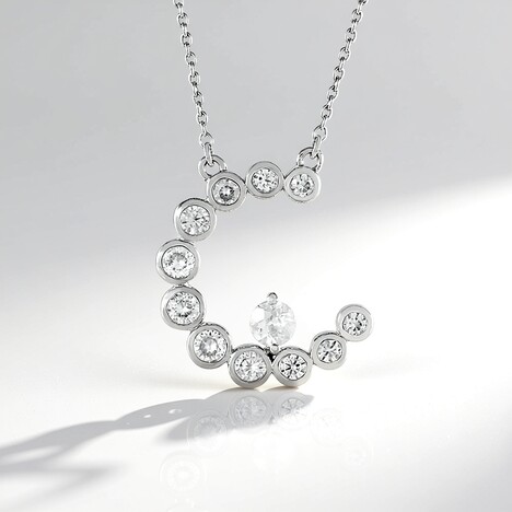 Collana in argento con Zircone