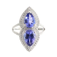18K AAA Tanzanite Gold Ring (CIRARI)