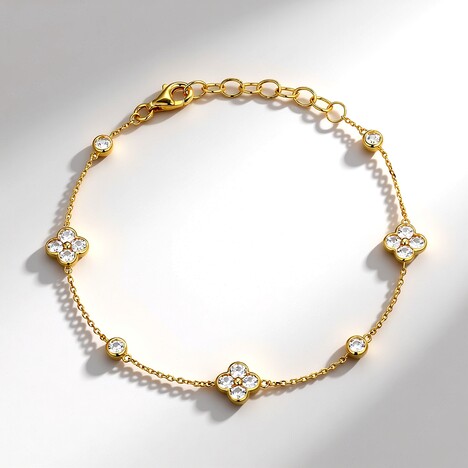 Bracciale in argento con Zircone