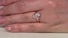 Zilveren ring met een Braziliaanse Morganiet