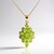 Collana in argento con Peridoto della Birmania