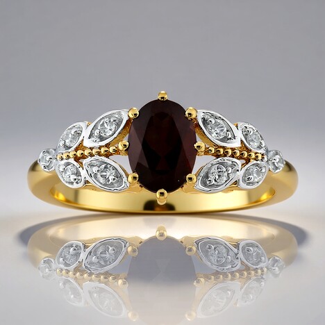 Anello in oro con Tibetanite