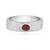 Anello in argento con Rubino Tanzania