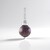 Ciondolo in argento con Lepidolite (MONOSONO COLLECTION)