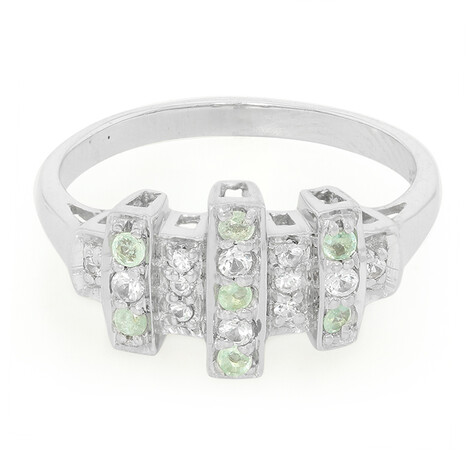 Bague en argent et Tourmaline Paraïba