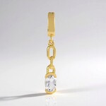 Ciondolo in argento con Petalite