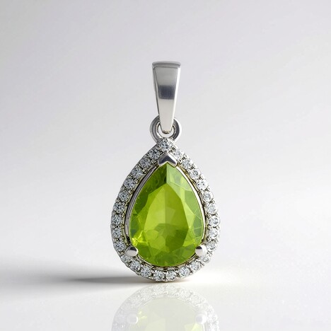 Ciondolo in argento con Peridoto